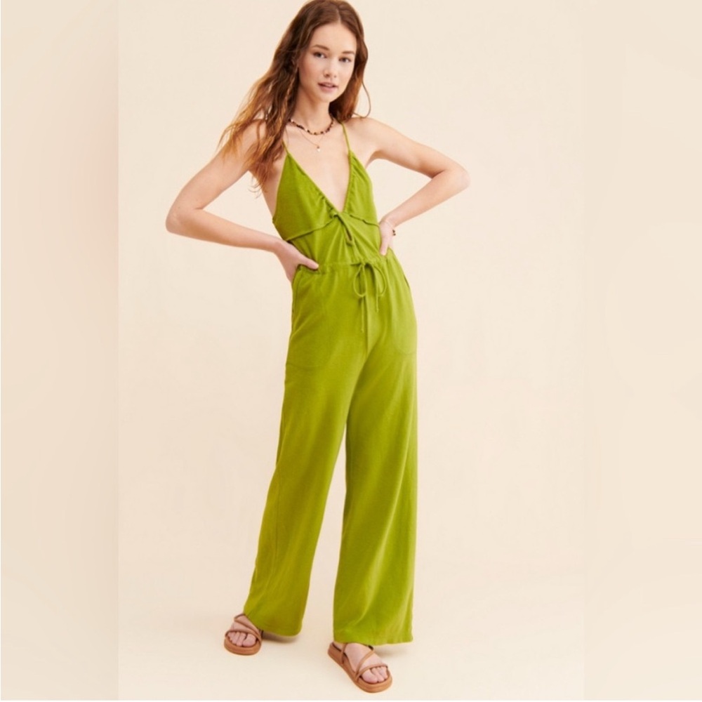 Anthropologie Daily Practice The Kit Kat Isle Jumpsuit